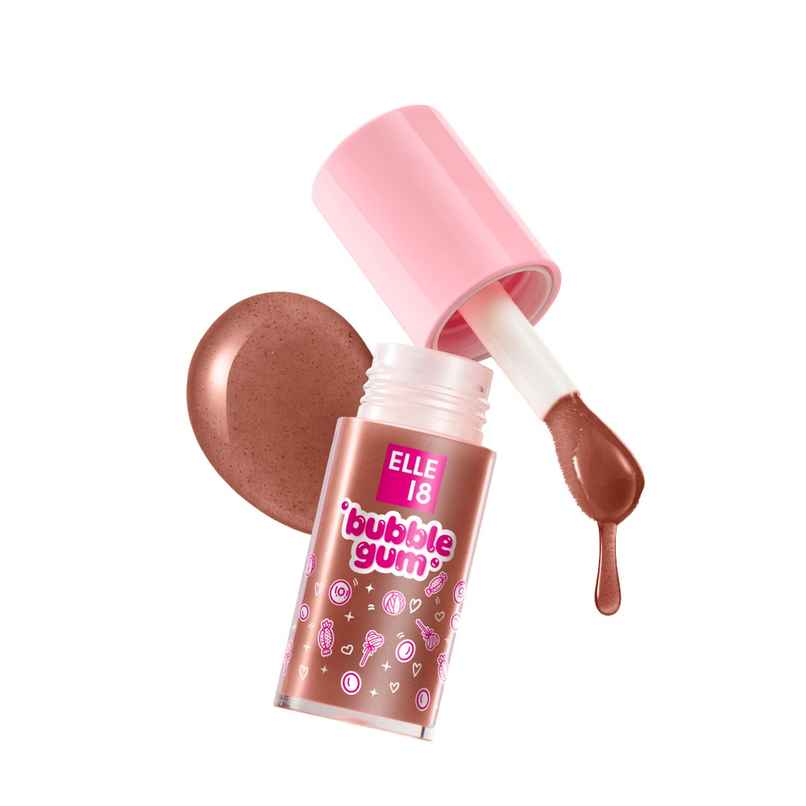 Elle 18 Bubblegum Lip Jelly, Lip Gloss - Chocolate, Pigmented, Fuller Lips Elle 18 Bubblegum Lip Jelly, Lip Gloss - Chocolate, Pigmented, Fuller Lips