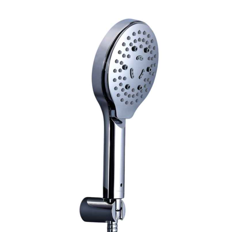 Hindware 6 Mode | Hand Shower | 1.5 Meter Flexible Steel Hose Pipe & Wall Hook| Chrome Finish Hindware 6 Mode | Hand Shower | 1.5 Meter Flexible Steel Hose Pipe & Wall Hook| Chrome Finish