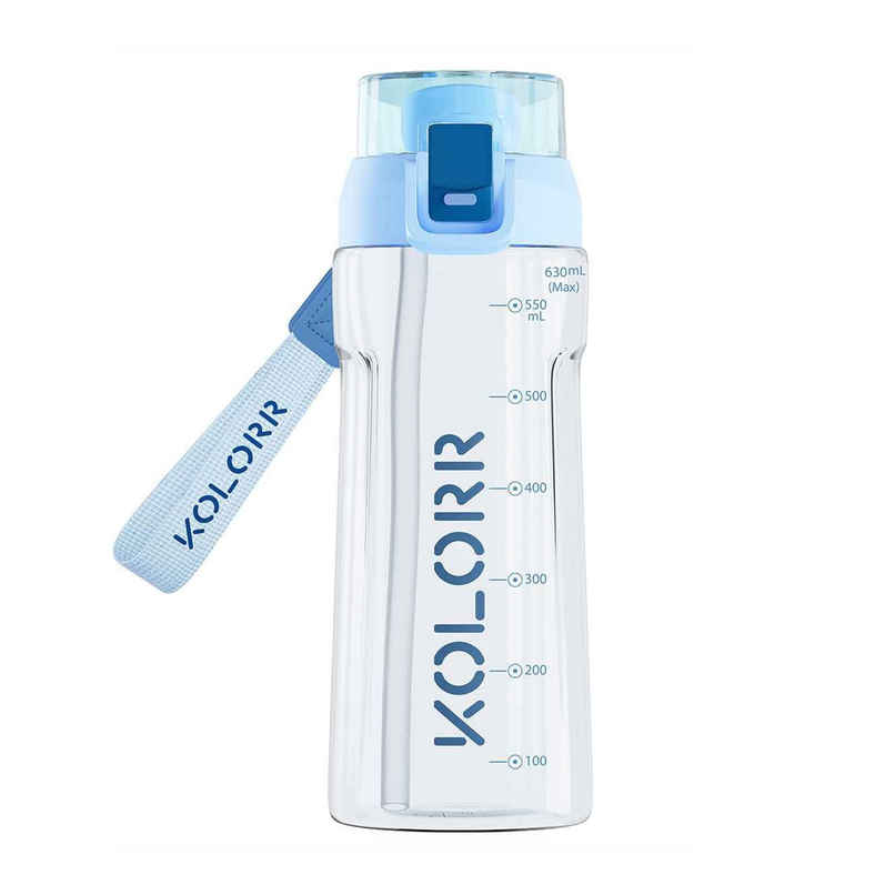 Kolorr Glide 630 ml Bottle | Light Blue & Blue | Ideal for Travel & Everyday Hydration