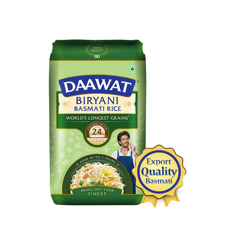 Daawat Biryani Pure Basmati Rice | Extra Long Grain Daawat Biryani Pure Basmati Rice | Extra Long Grain