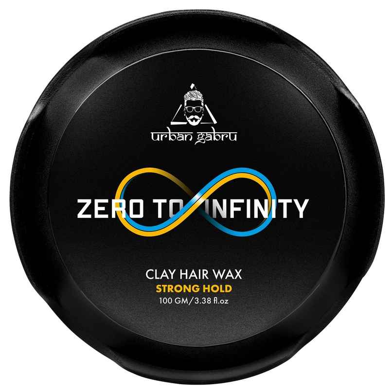 Urbangabru Zero To Infinity Clay Hair Wax For Men | Strong Hold | Matte Finish | Natural Styling