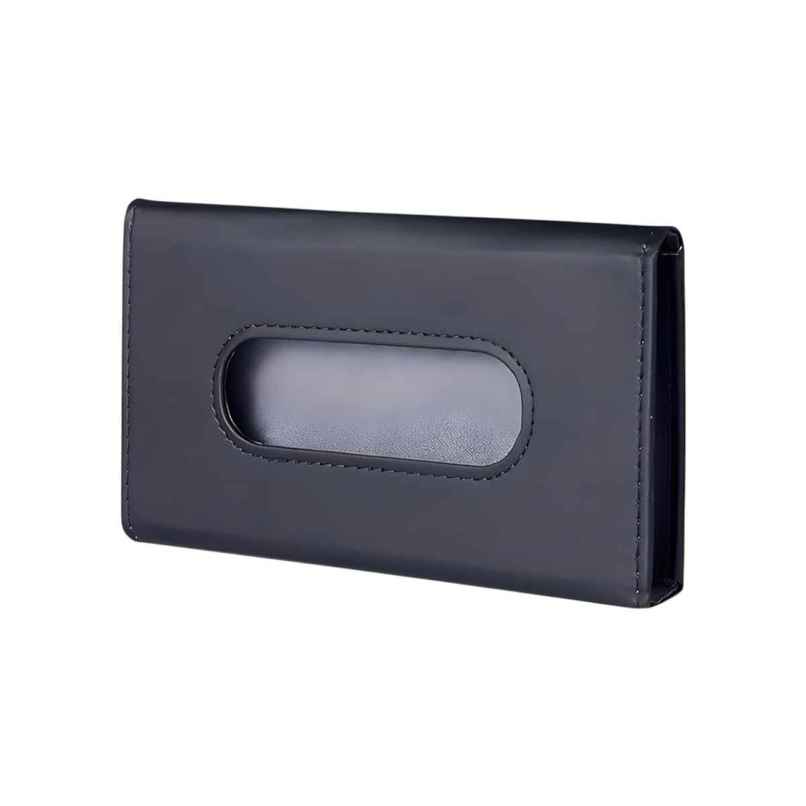 Autoguys Universal Tissue Holder For Car With 1 Set Tissues Included - Black Autoguys Universal Tissue Holder For Car With 1 Set Tissues Included - Black