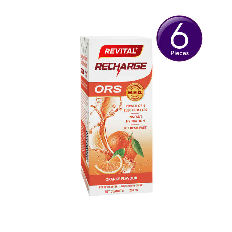 Revital Recharge ORS - Orange Flavour Combo 