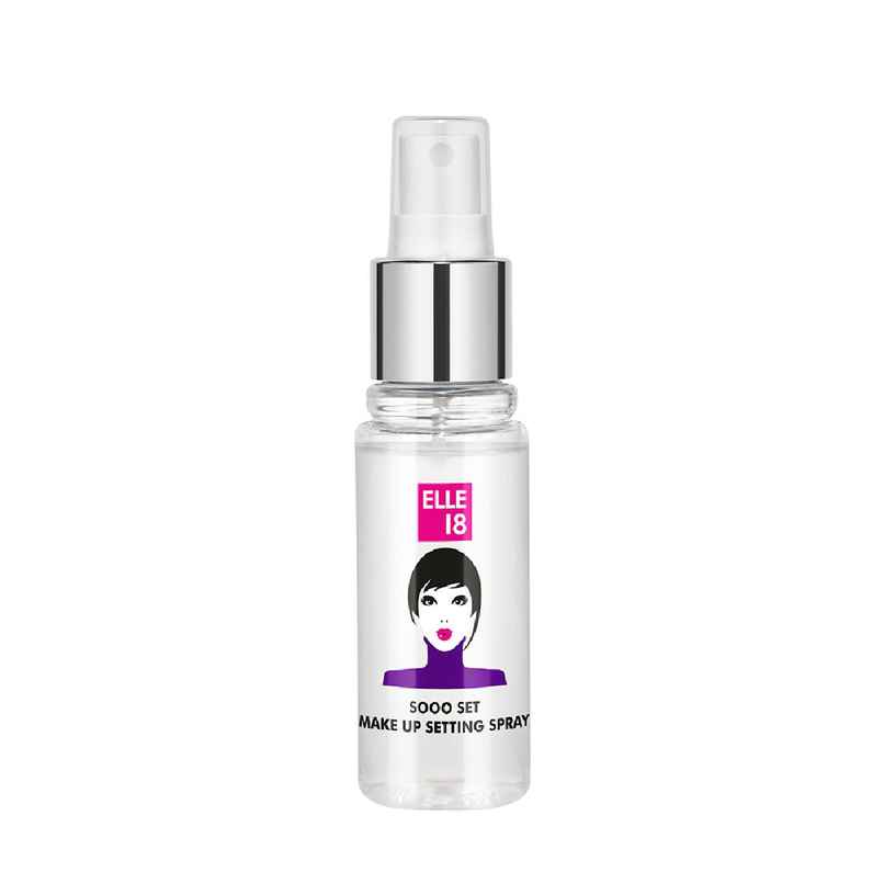 Elle 18 SOOO Set Setting Spray | Long-Lasting, Hydrating & Non-Sticky Makeup Fixer Elle 18 SOOO Set Setting Spray | Long-Lasting, Hydrating & Non-Sticky Makeup Fixer