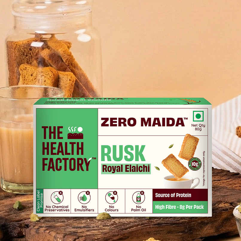 The Health Factory Zero Maida Rusk - Royal Elaichi The Health Factory Zero Maida Rusk - Royal Elaichi