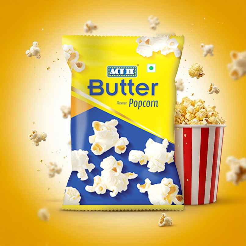 ACT II Ready To Eat Popcorn | Butter Flavour| On-the-go Snacks