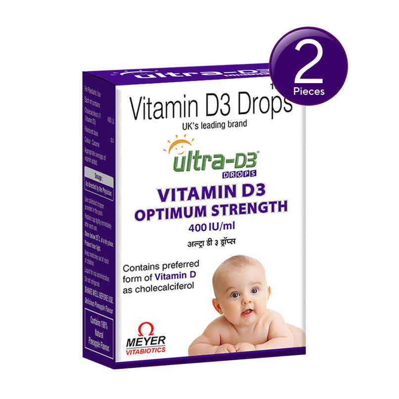 Ultra-D3 400 IU/ml Delicious Pineapple Flavour Oral Drop Combo Ultra-D3 400 IU/ml Delicious Pineapple Flavour Oral Drop Combo