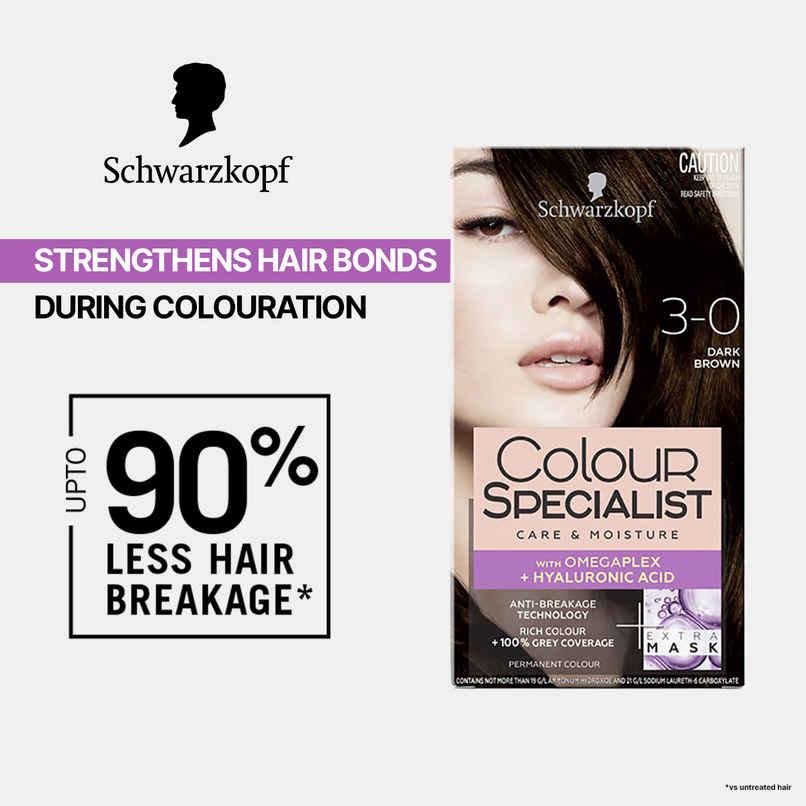 Schwarzkopf Colour Specialist Permanent Hair Colour 3-0 Imperial Brown Schwarzkopf Colour Specialist Permanent Hair Colour 3-0 Imperial Brown