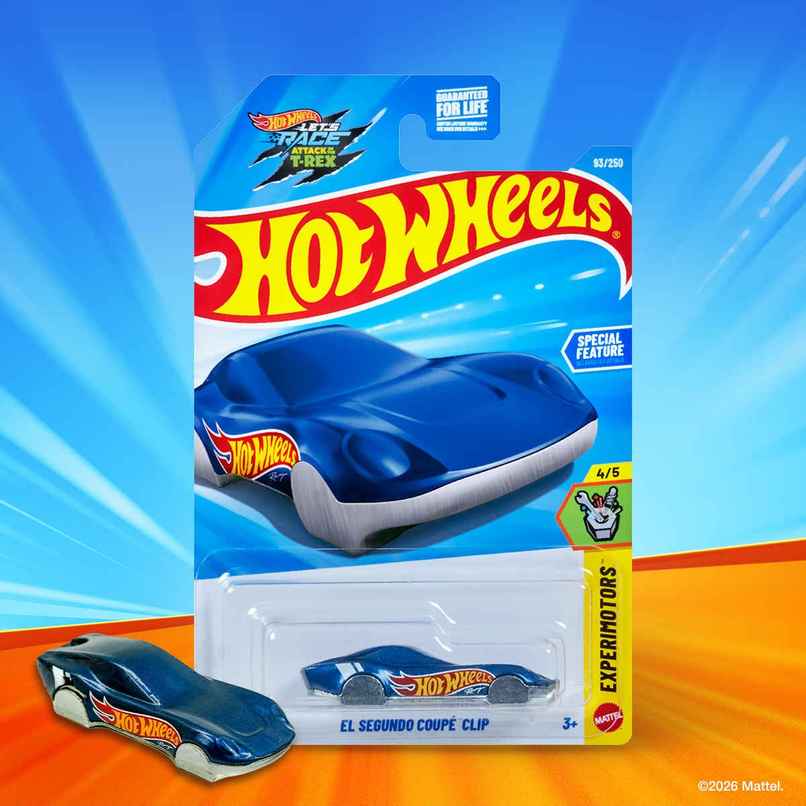 Hot Wheels Worldwide Basic Car | HW El Segundo Coupe Clip | Toy Car for Kids & Collectors