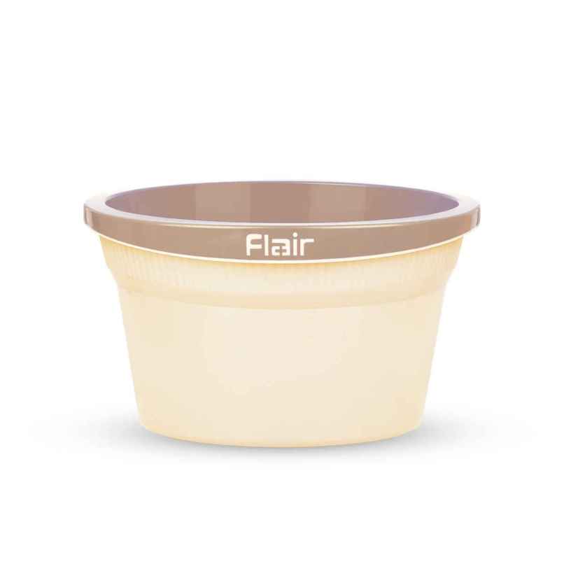 Flair Estella Home Deep Tub | 20 L | Beige Flair Estella Home Deep Tub | 20 L | Beige
