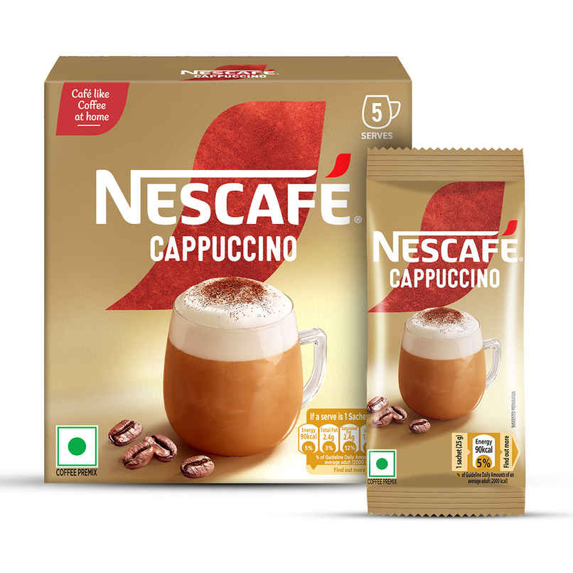 Nescafe Cappuccino Coffee Premix Sachets