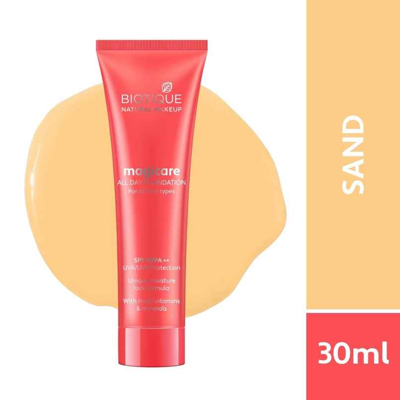 Biotique Natural Makeup Magicare All Day Foundation (Seashell) Biotique Natural Makeup Magicare All Day Foundation (Seashell)