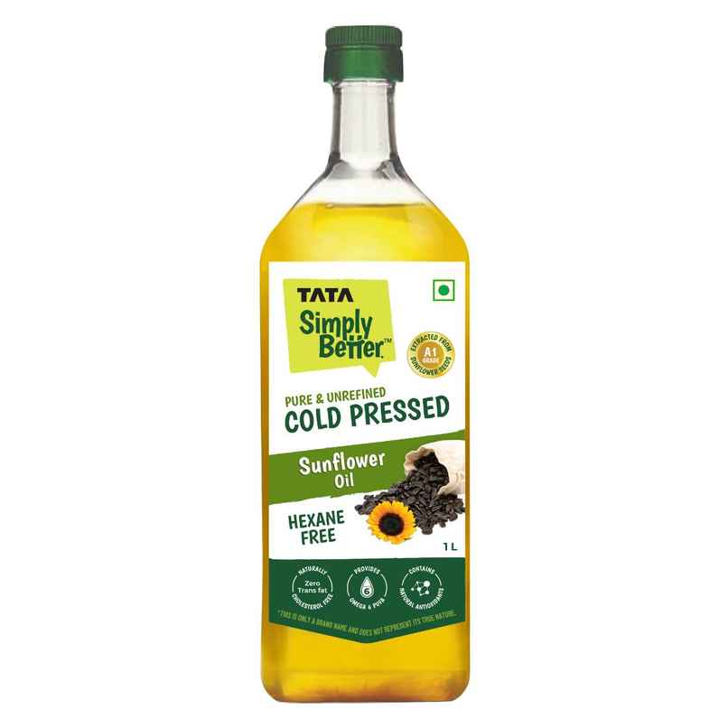 Tata Simply Better Sunflower Cold Pressed Oil | Healthy Cooking Oil