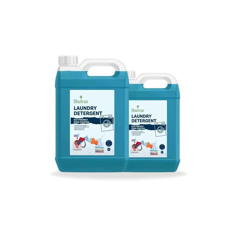 Shatras Eco-Friendly Lavender Liquid Detergent | For All Types Of Washing Machine | Pack Of 2