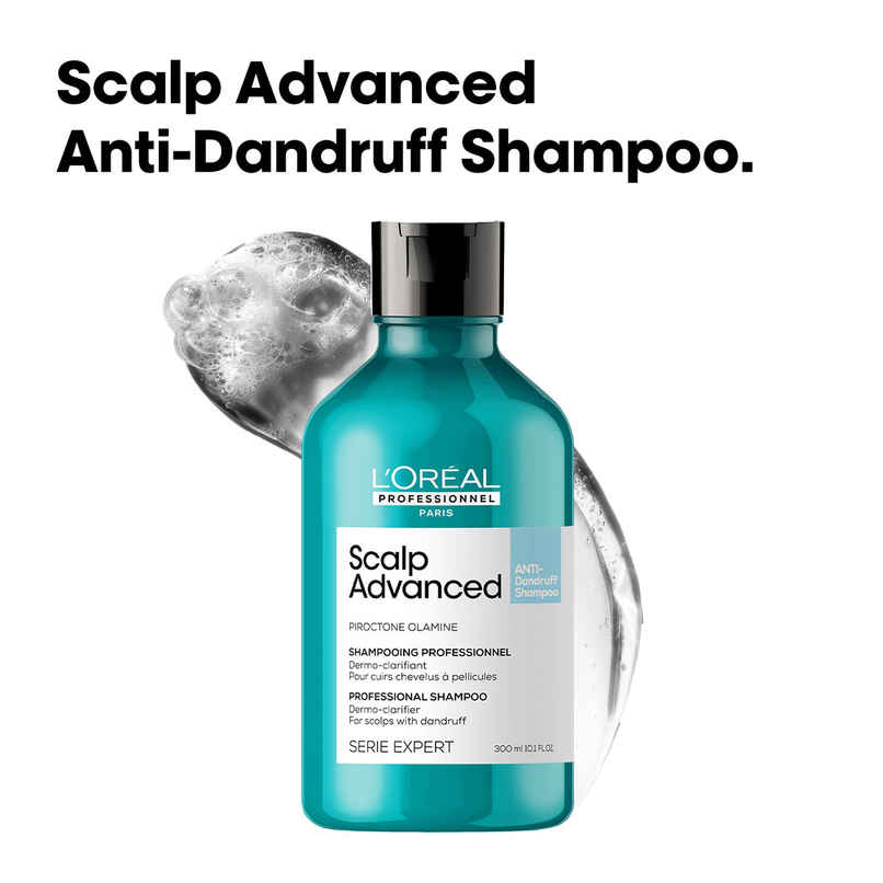 L'Oreal Professionnel Scalp Advanced Anti-Dandruff Dermo-Clarifier Shampoo Removes Dandruff