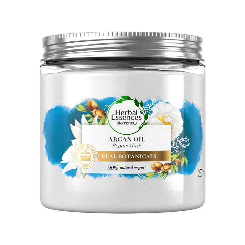 Herbal Essences, Argan Oil Hair Mask, Sulfate Free, For Damaged Hair