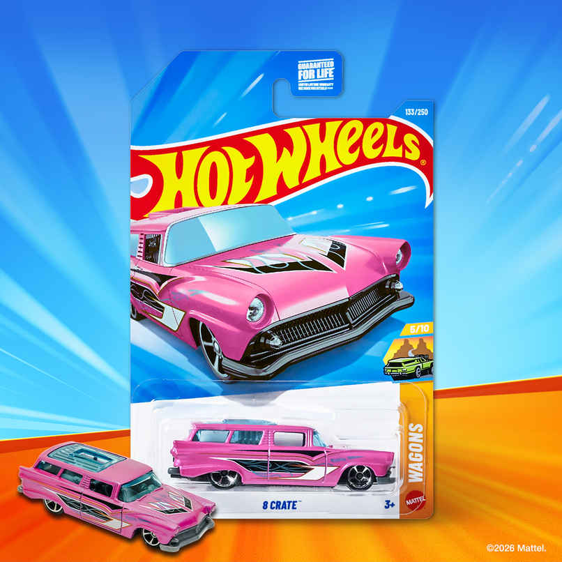 Hot Wheels Worldwide Basic HW8 Crate Car Toy for Kids & Collectors