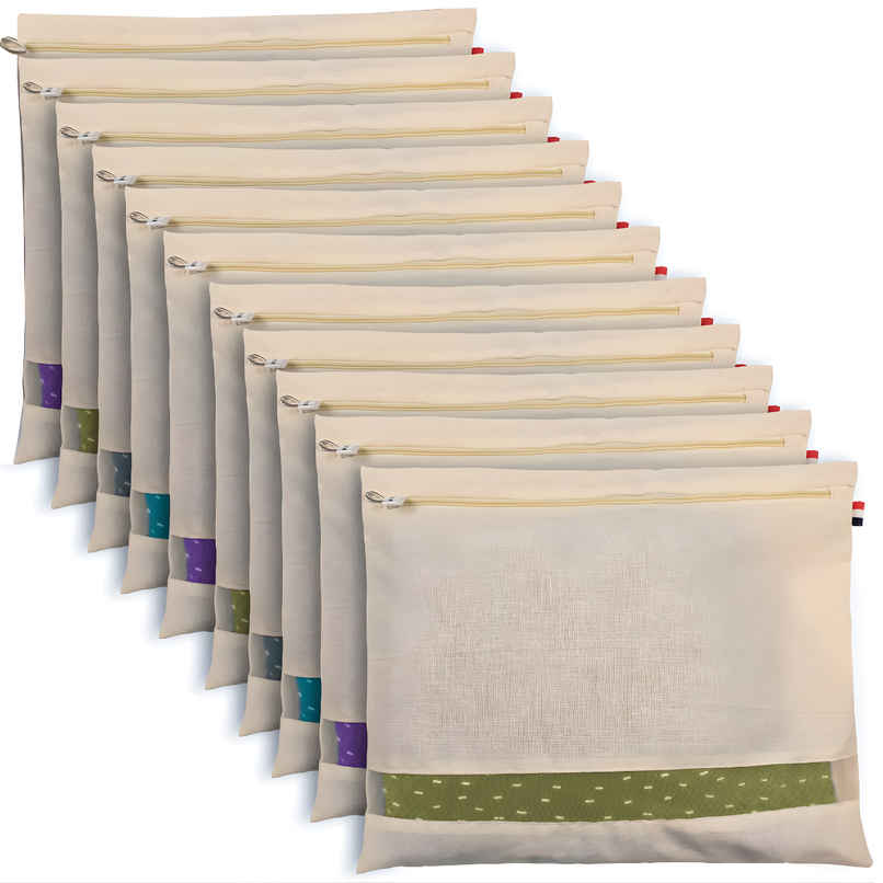 Zedak Cotton Cloth Organizer | Beige Zedak Cotton Cloth Organizer | Beige