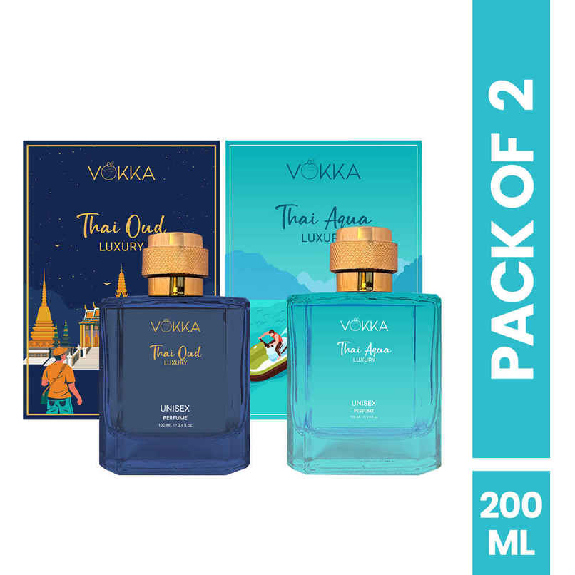 Vokka Thai Oud Thai Aqua Unisex Luxury EDP Aqua Woody Musky Vokka Thai Oud Thai Aqua Unisex Luxury EDP Aqua Woody Musky