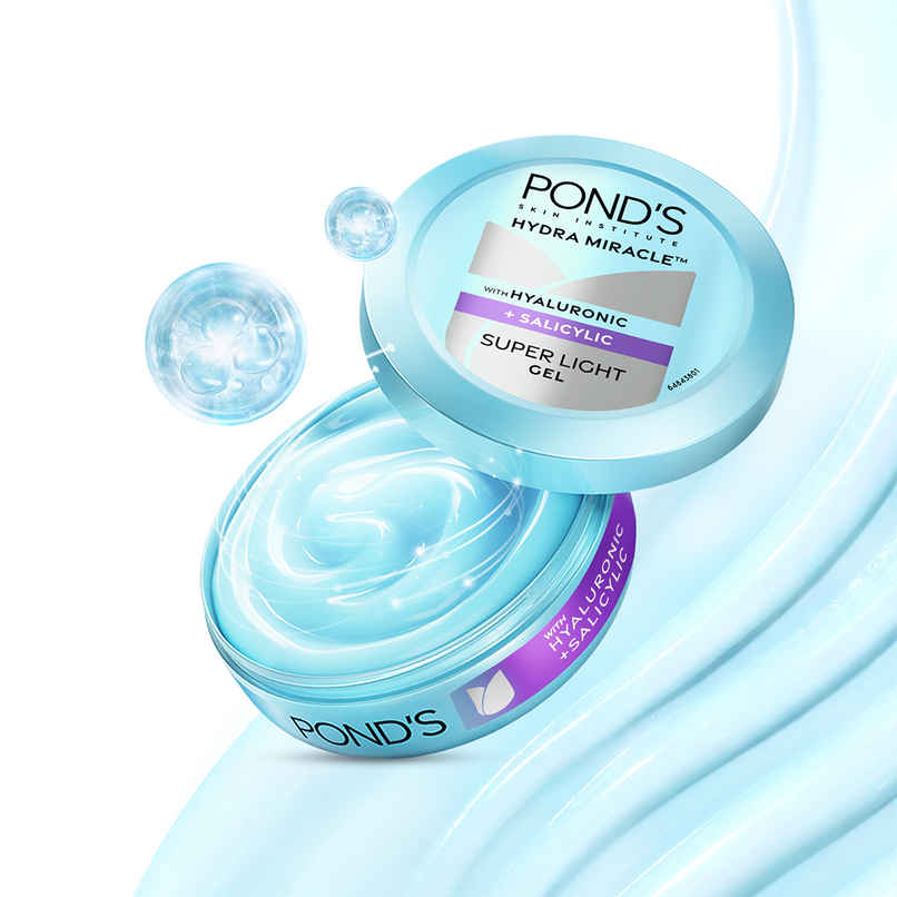 Pond's Hydra Miracle Super Light Gel With Hyaluronic Acid & Salicylic - 100G Pond's Hydra Miracle Super Light Gel With Hyaluronic Acid & Salicylic - 100G