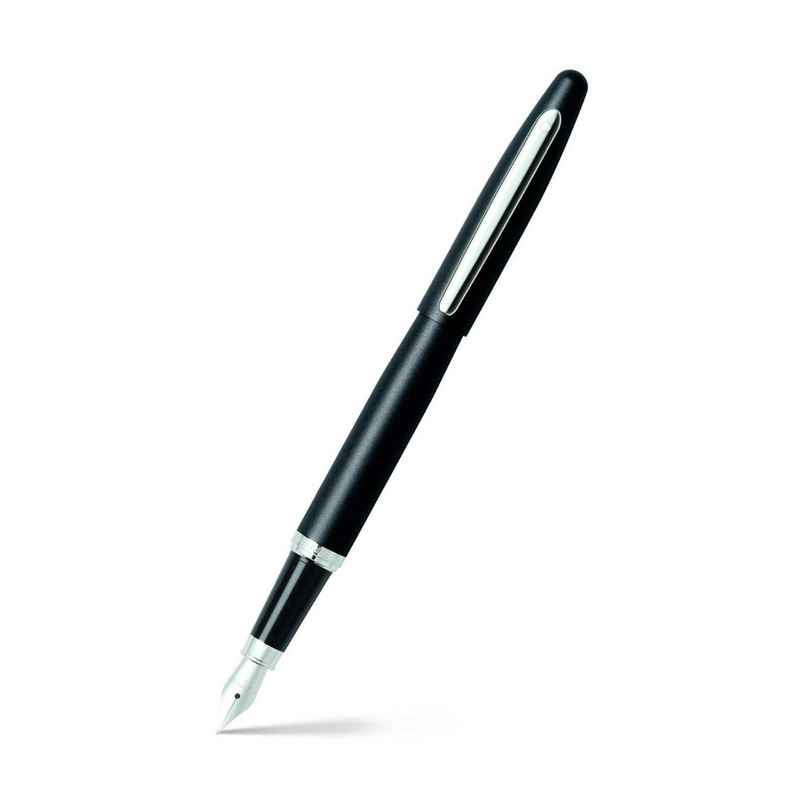Sheaffer Fountain Pen | Medium Nib | Chrome Plated Trims | Matte Black Sheaffer Fountain Pen | Medium Nib | Chrome Plated Trims | Matte Black