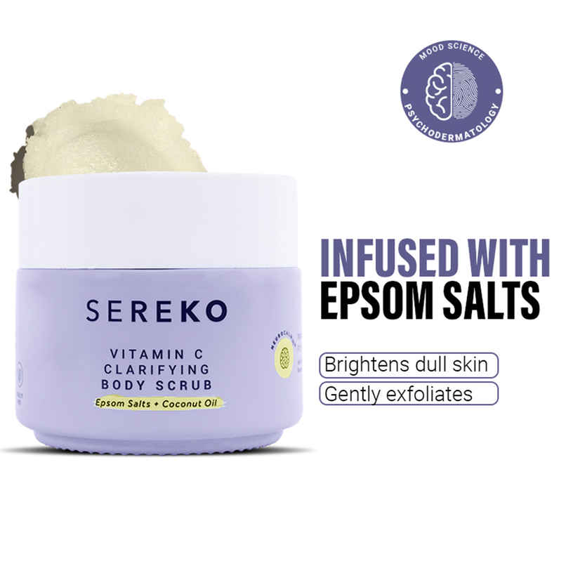 SEREKO Clarifying Body Scrub With Vitamin C & Epsom Salts Scrub