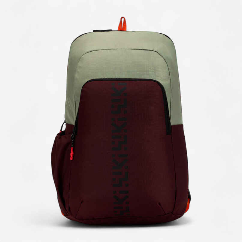 Wildcraft Unisex Color Block Polyester Backpacks | Khakhi - 39 cm