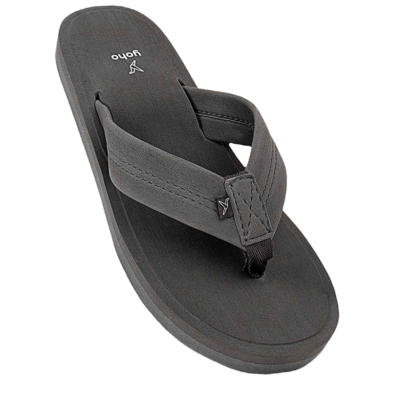Yoho Men Slippers Bubbles | Monsoon Grey | UK 9 Yoho Men Slippers Bubbles | Monsoon Grey | UK 9