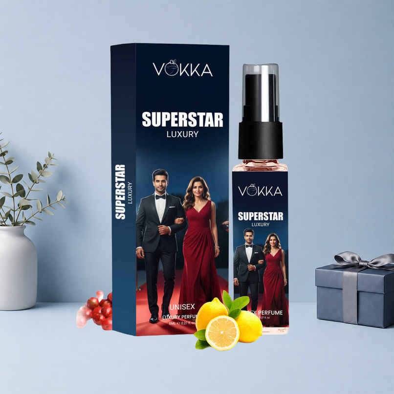 Vokka Pocket Perfume Superstar Unisex Luxury Lemon Pepper Floral Vokka Pocket Perfume Superstar Unisex Luxury Lemon Pepper Floral