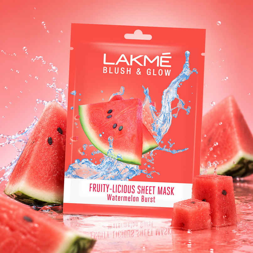 Lakme Blush & Glow Watermelon Sheet Mask Lakme Blush & Glow Watermelon Sheet Mask