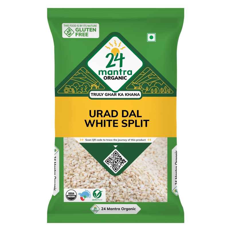 24 Mantra Organic White Urad Dal | Split