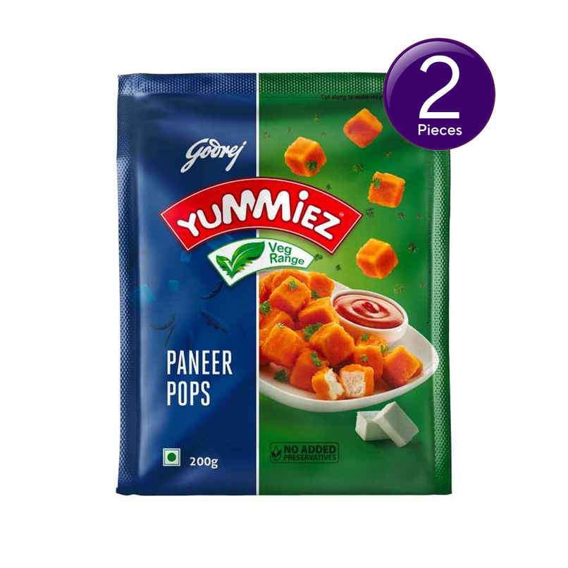 Godrej Yummiez Paneer Pops | Frozen Party Snack Combo