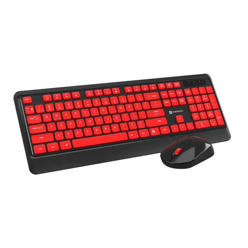 Portronics Key5 Wireless Keyboard Combo - 2.4 GHz | Silent Keystrokes