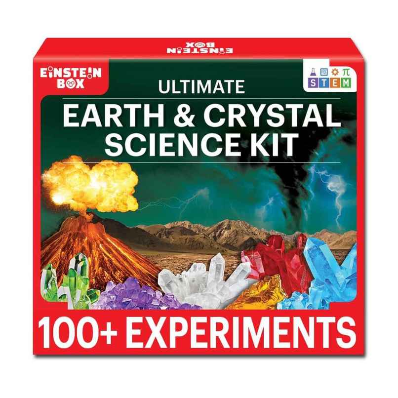 Einstein Box Ultimate Earth & Crystal Science Kit | Science Kits For Kids Age 6-14 Years Einstein Box Ultimate Earth & Crystal Science Kit | Science Kits For Kids Age 6-14 Years