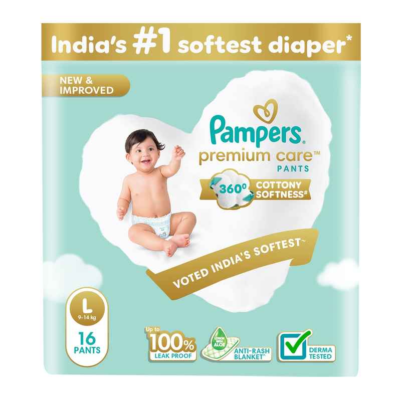 Pampers Premium Care Baby Diapers | Large Pampers Premium Care Baby Diapers | Large