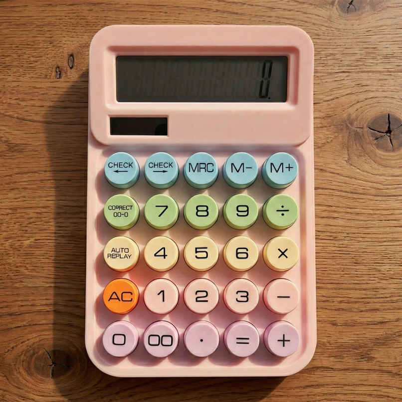 Fablue 12-Digit Calculator Dual Power