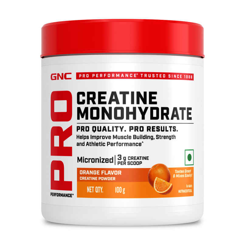 GNC PP Creatine Monohydrate | Micronized & Instantized | Formulated Orange Flavoured Powder GNC PP Creatine Monohydrate | Micronized & Instantized | Formulated Orange Flavoured Powder