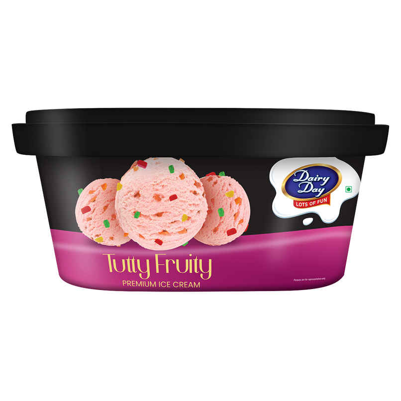 Dairy Day Tutti Frutti Ice Cream Tub | Creamy & Fruity
