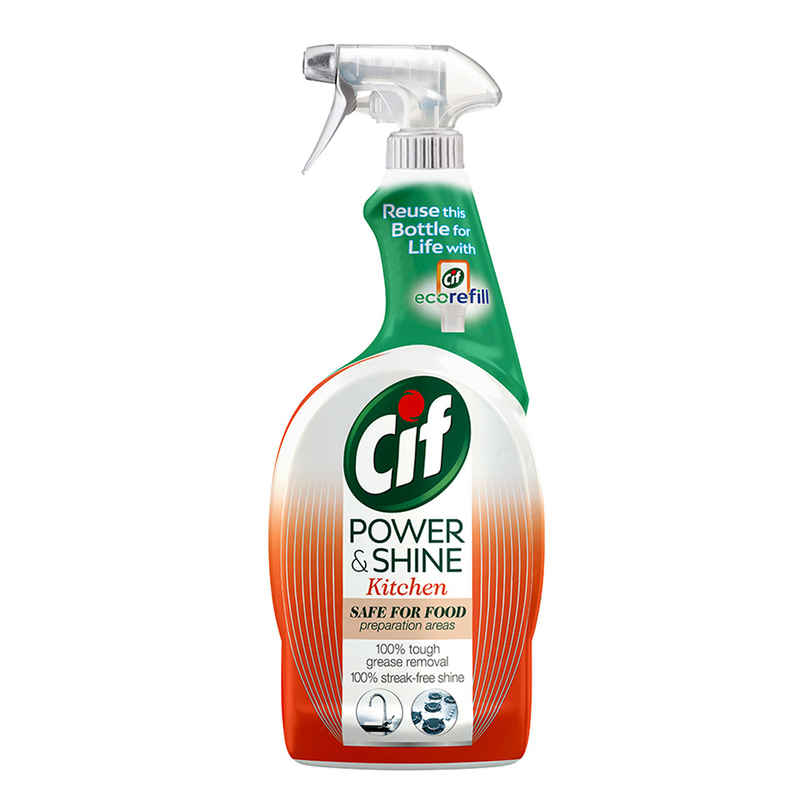 Cif Power & Shine Kitchen Cleaning Spray | 100% Tough Grease Removal