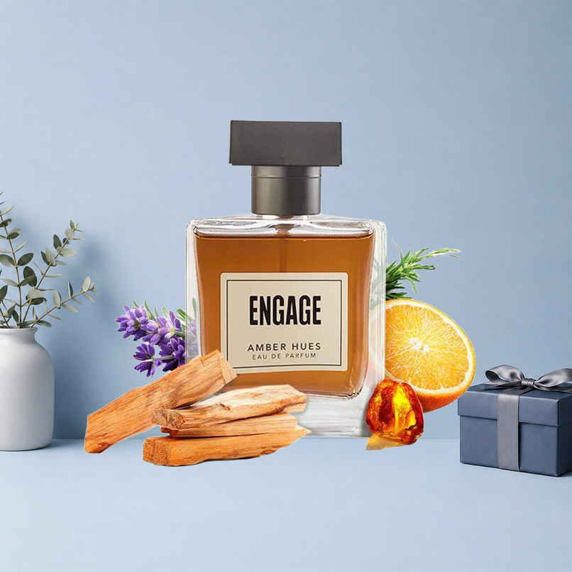 Engage Amber Hues Eau De Parfum for Man | Long Lasting Perfume | Amber, Warm, Woody Engage Amber Hues Eau De Parfum for Man | Long Lasting Perfume | Amber, Warm, Woody