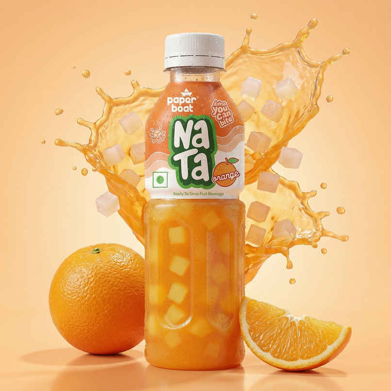 Paper Boat Orange Juice | Juicy Sips, Chewy Bites | Refreshing Fruit Drink