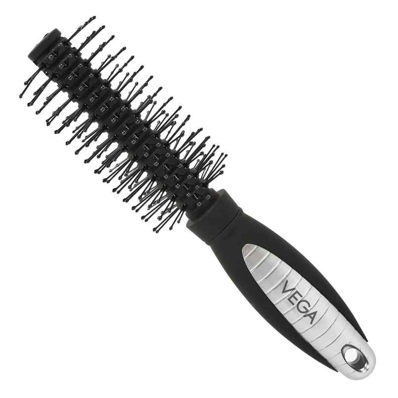 VEGA Mini Round Hair Brush For Adding Curls | Volume & Waves In Hair| Men And Women (R7-Rb)