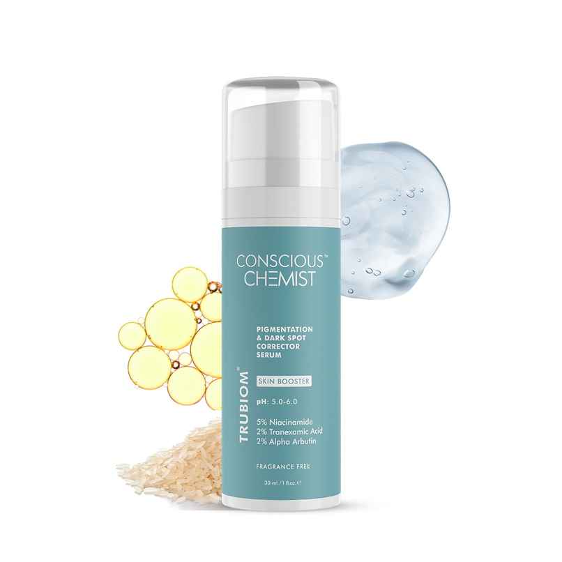 Conscious Chemist Trubiom 5% Niacinamide Serum + 1% Zinc Improves Acne Scar & Uneven Skin Texture