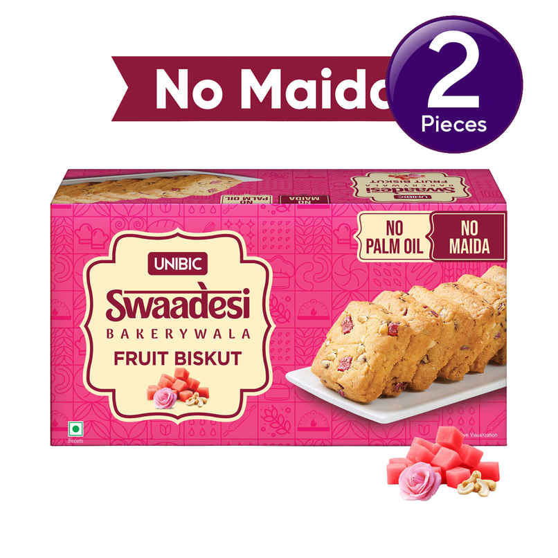 UNIBIC Swaadesi Fruit Bakery Biskut | No Maida | No Palm Oil Combo UNIBIC Swaadesi Fruit Bakery Biskut | No Maida | No Palm Oil Combo