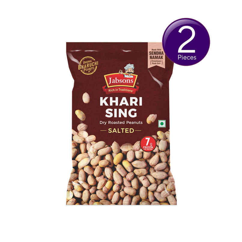 Jabsons Bharuchi Khari Sing Salted With Skin | Combo