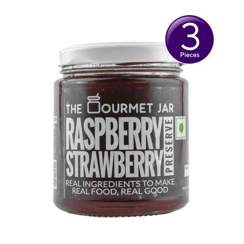 The Gourmet Jar Raspberry Strawberry Preserve Combo The Gourmet Jar Raspberry Strawberry Preserve Combo