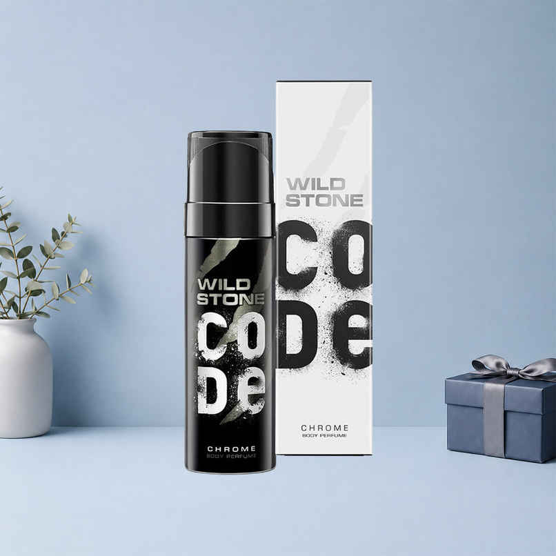 Wild Stone Code Chrome No Gas Deodorant for Men Wild Stone Code Chrome No Gas Deodorant for Men