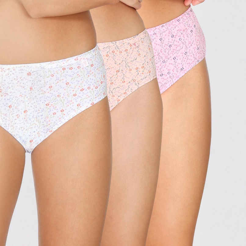 Van Heusen Women Pack of 3 Anti Bacterial Waistband Hipster Panty |L |Colour May Vary