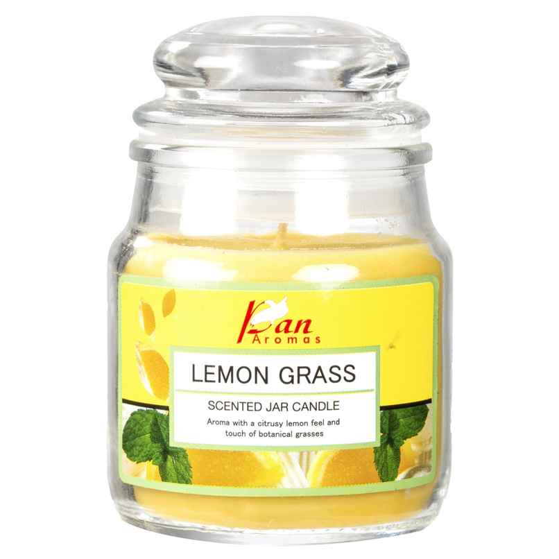 Pan Aromas Jar Candle With Lid | Lemon Grass