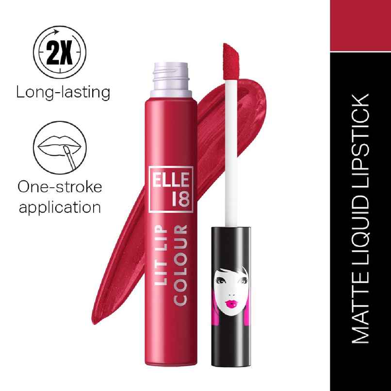 Elle 18 Liquid Lip Color | Wanderlust Red